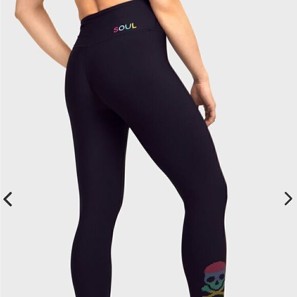 Soul by Soulcycle Pride Silicone Skull Leggings - Picture 2 of 6